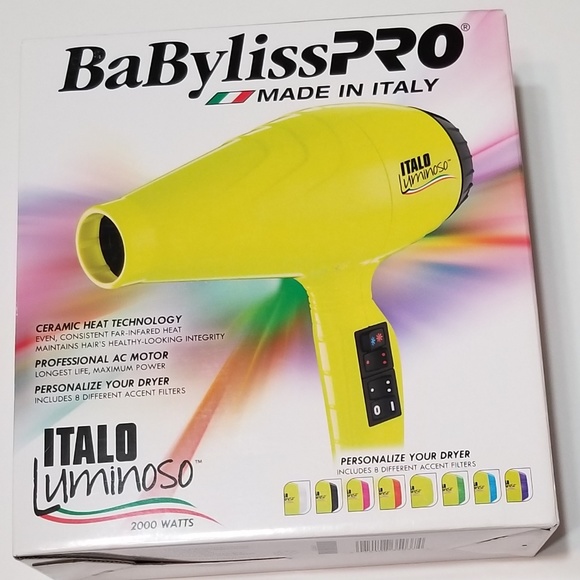 Babyliss Other - Hair Dryer Babyliss Italo Luminoso New in box.